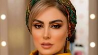 نیلوفر شهیدی در سالن زیبایی بهاره رهنما