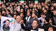 محسن افشانی و جواد قارایی در دیدار با رهبر انقلاب