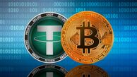 ریزش بیت‌کوین و جهش تتر
