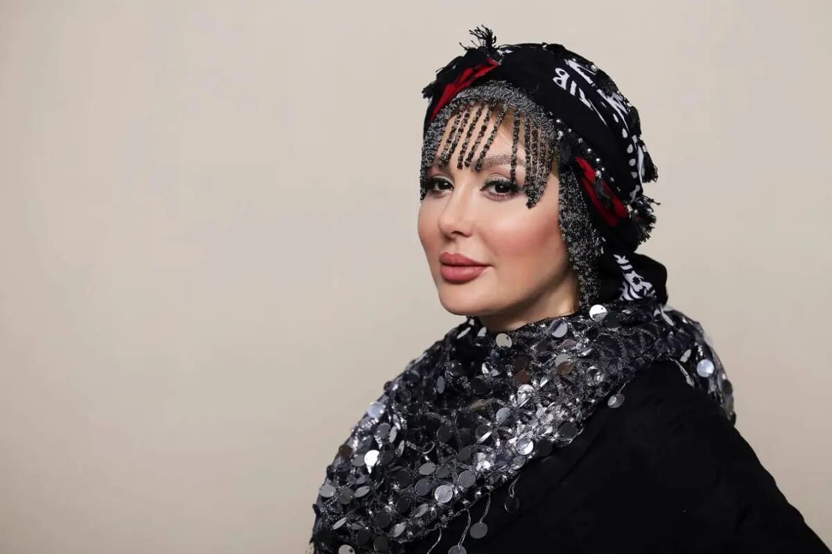 تصویر لورفته از تیپ خز و از مد افتاده ی نیوشا ضیغمی