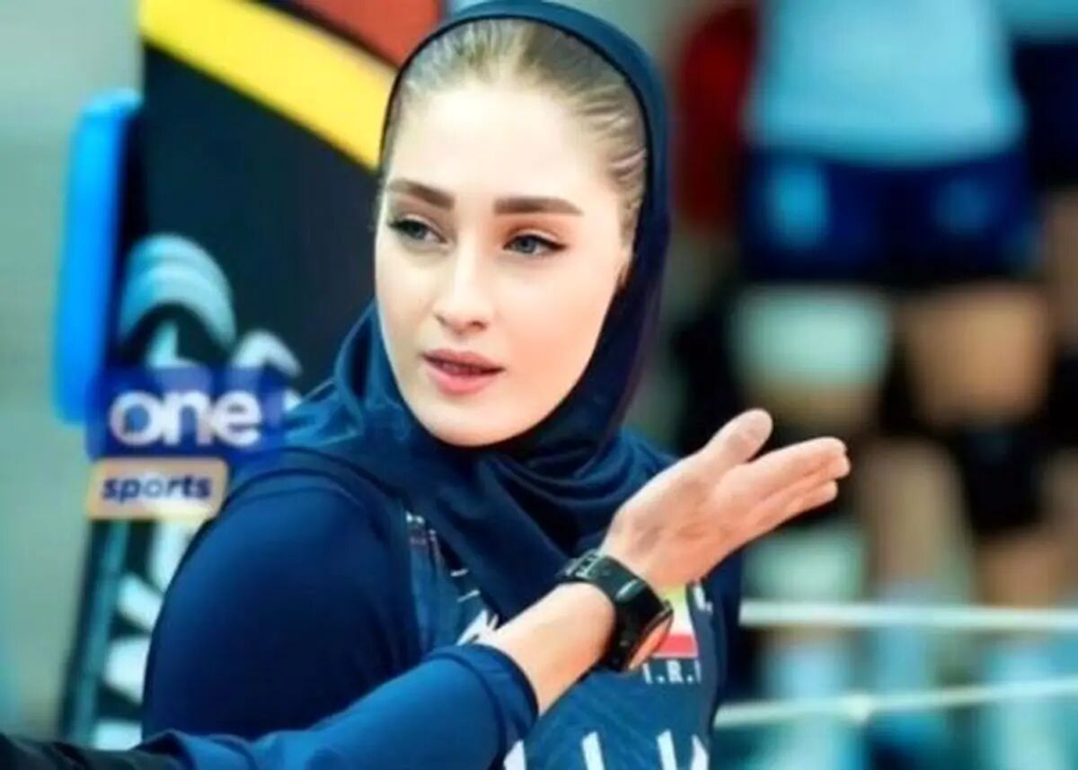مادر خوشگل و تبریزی آیتک سلامت، کاپیتان چشم‌رنگی تیم ملی والیبال/کپی برابر اصل