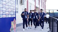 تیم ملی ایران برای فینال مسابقات کافا  وارد تاشکند شد