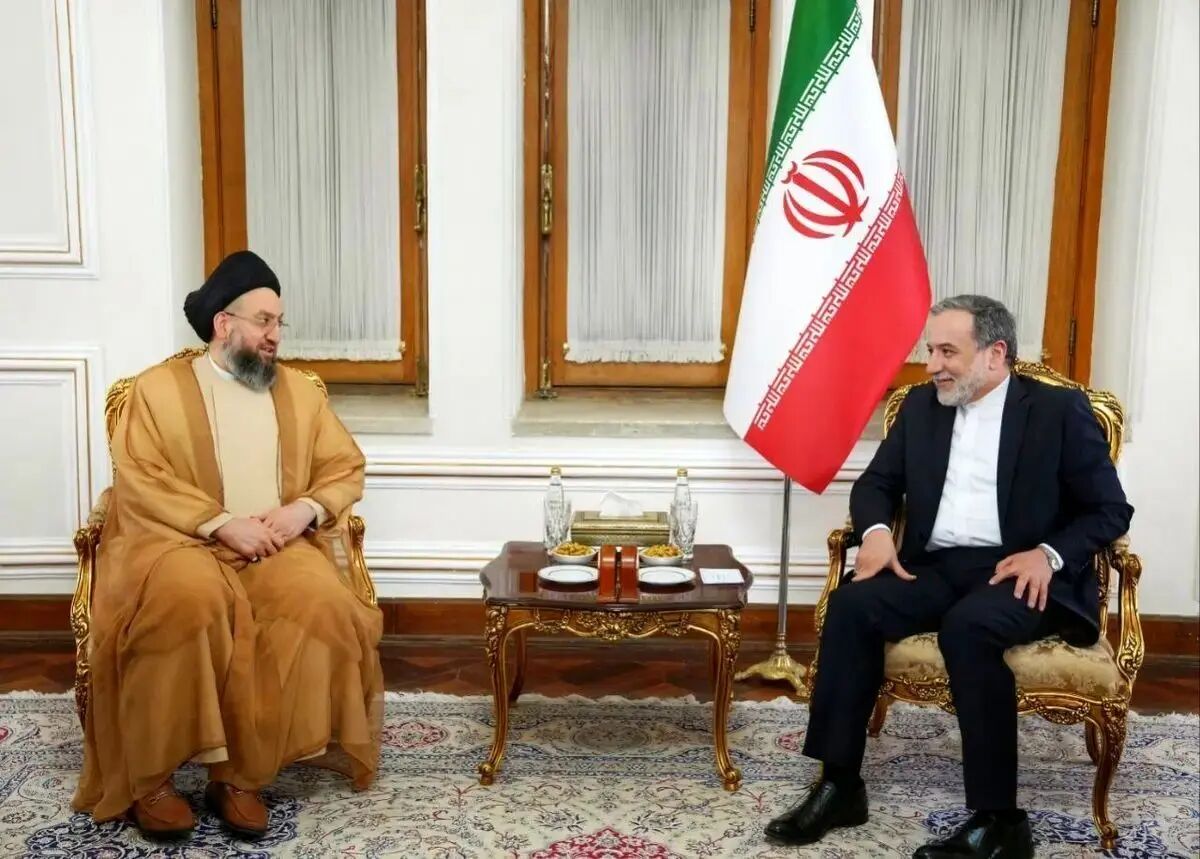 دیدار رهبر جریان حکمت ملی عراق با وزیر امور خارجه