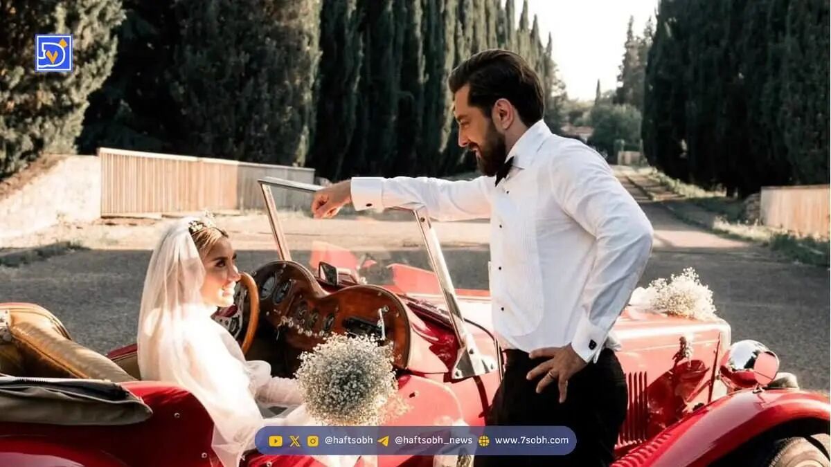 چیدمان شیک و لاکچری خانه مشترک بهرام رادان و مینا مختاری / میز سنگ مرمر، گلدون اشرافی و ویو ابدی به کل تهران