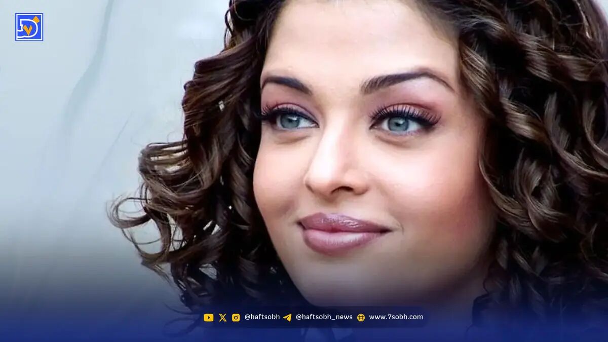 چهره زیبای آیشواریا رای با لباس جواهر دوز در یک مراسم + عکس