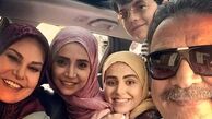 سفر زمان | سلفی دسته جمعی «محمدعلی، آیناز و سهند» سریال «آنام» پشت صحنه