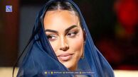 آلبوم تولد جورجینا؛ کیک 3طبقه سوپرلاکچری سفارشی رونالدو با تم سفیدمشکی  و دیزاین خاص و اروپایی