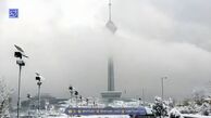 کاهش دمای هوای تهران و افزایش آلودگی طی امروز