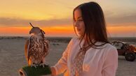 استایل آنا د آرامس با حجاب کامل در ابوظبی