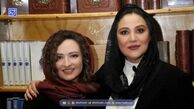 استایل خاص شبنم مقدمی کنار همسرش در مراسم رونمایی کتابش +عکس