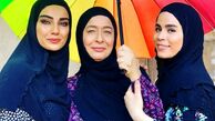 عکس| «آزیتا حاجیان» 30 ساله در کنار دختر یک ساله‌اش «ملیکا»؛ سال 66