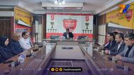 نشست پیمان حدادی با کارکنان باشگاه پرسپولیس