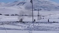 قطعی برق 150 روستای کردستان بر اثر بارش برف شدید و کولاک
