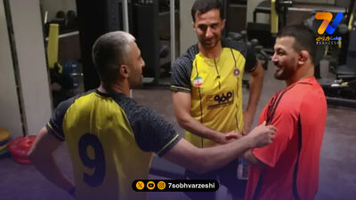 حسن یزدانی در مرکز پزشکی کمپ تیم‌های ملی