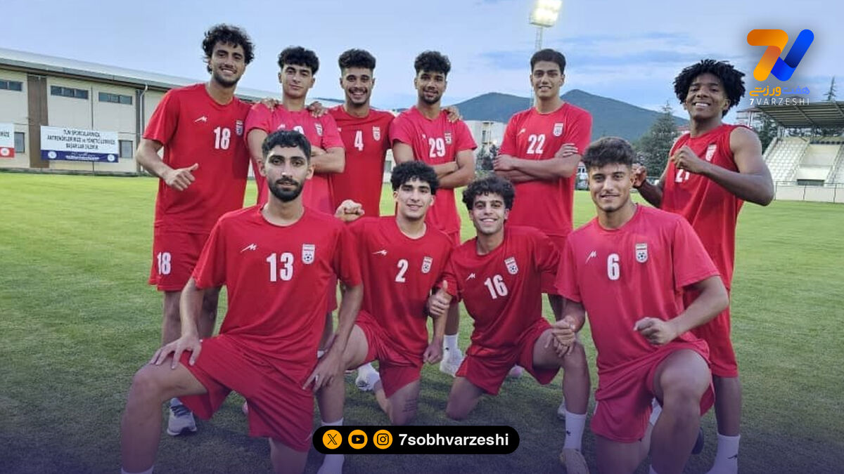 اولین تمرین تیم ملی جوانان در ترکیه