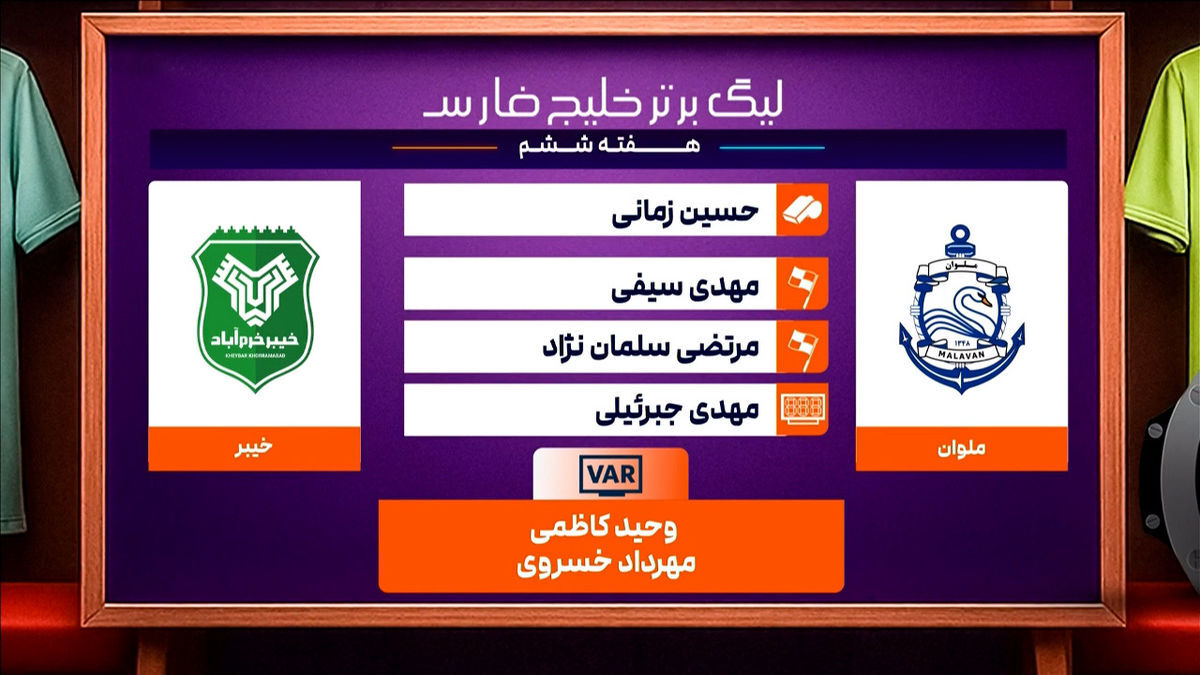 کارشناسی داوری دیدار ملوان – خیبر