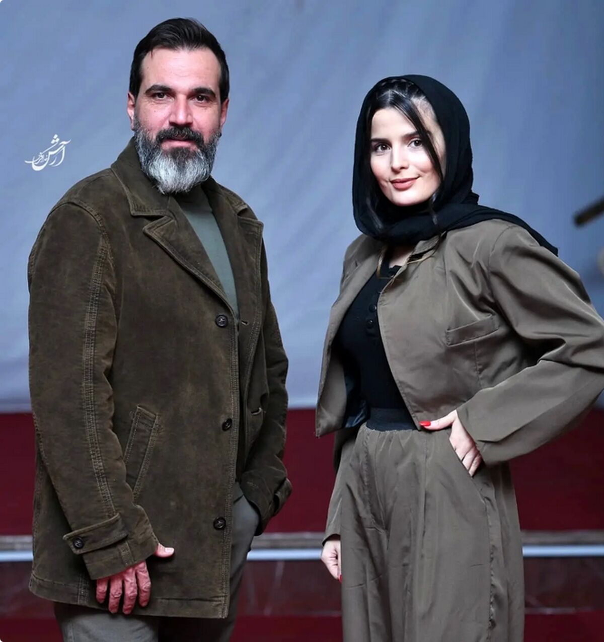 عکس| سفر در زمان؛ « سوجان و جاوید» سریال سوجان در یک مراسم؛ سال 1403