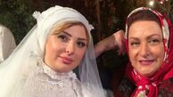 عکس| سفر در زمان؛ «نیوشا ضیغمی» 35 ساله در کنار «سحر قریشی» در پشت‌صحنه یک فیلم