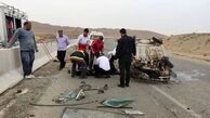 تصادف ۲ خودرو در تنگ درکش ورکش/ این حادثه ۹ مصدوم داشت
