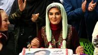 عکس| سفر زمان؛ «سارا خوئینی‌ها» با سبیل و کلاه در کنار «امیرحسین رستمی»