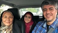 عکس| سفر در زمان؛ «ستایش و مهدی مظفری» در پشت صحنه سریال ستایش 3؛ سال 97