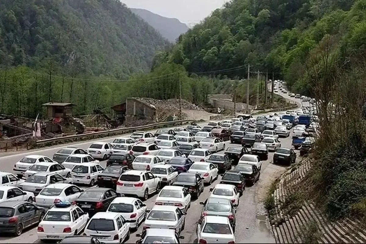 آخرین وضعیت ترافیکی جاده چالوس و محور هراز