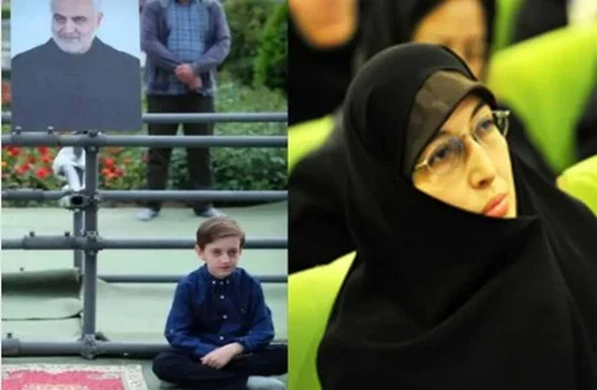 عکس های همسر شهید مجتبی خامنه ای و 2 نوه کوچولوی شهید رهبری انقلاب / زهرای 14 ماهه و مصباح الهدی 7 ساله و زهرا حداد عادل عروس رهبر شهید