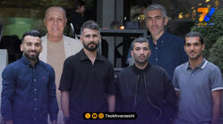 ستاره های سرخابی در مراسم رونمایی از کتاب جنتلمن فوتبال ایران