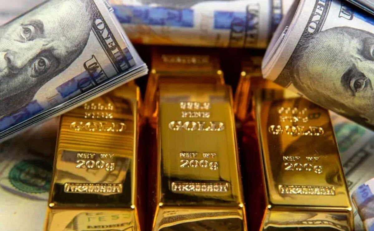 قیمت انس جهانی طلا امروز جمعه 8 خرداد 1405
