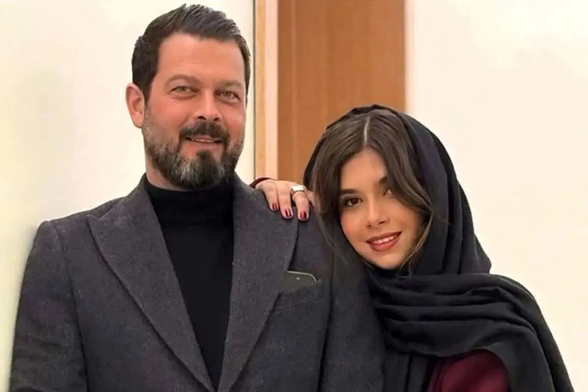 سفر در زمان؛ عکس کودکی نفس بازغی در آغوش پدرش