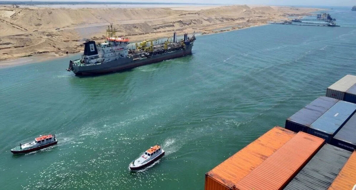 افزایش 28درصدی تردد از کانال سوئز به دلیل جنگ علیه ایران