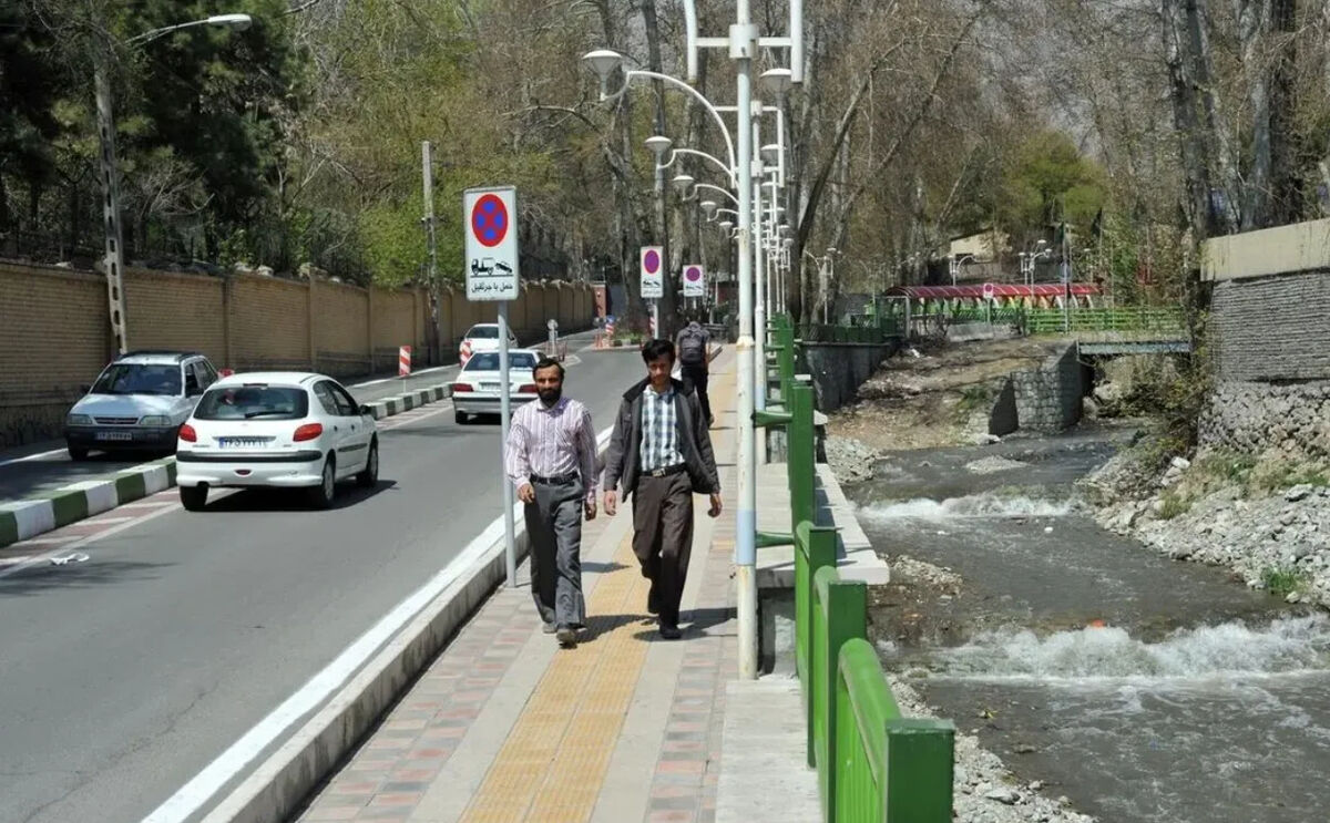 عکس| سفر به تهران قدیم؛ نمایی از «پل رومی قیطریه» در سال 1332