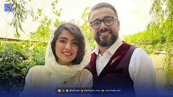 نگاه روز | مونا کرمی و سپند امیر سلیمانی در تولد فرزندشان