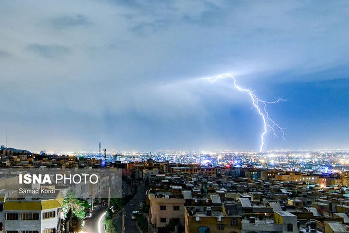 پیش بینی رگبار باران، رعد و برق و خیزش گردوخاک در برخی استانها