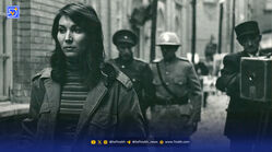 قاب تاریخ| ‌پروانه معصومی در نمایی از فیلم کلاغ و رگبار