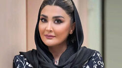 استایل متفاوت مریم معصومی با موهای سفید و چتری + عکس