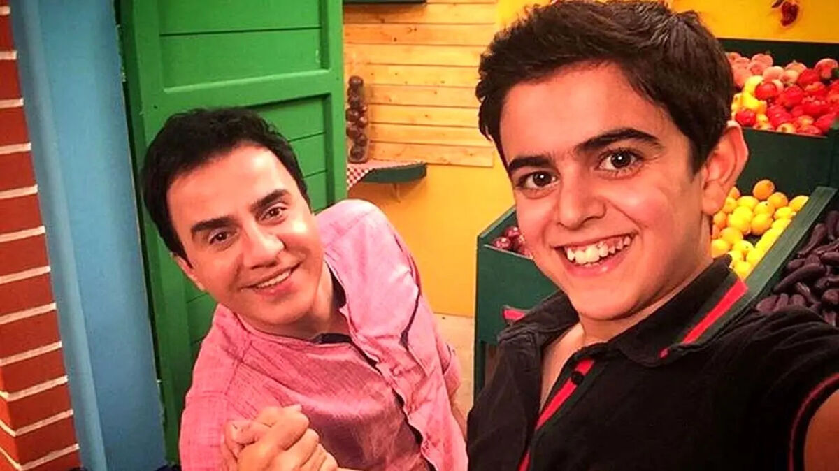 سفر در زمان؛ عمو پورنگ و مادرش فاطمه گیلان پور در جشن تولد 10 سالگی امیر محمد