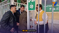 درگیری حین ورود مربیان تیم ملی و رییس سازمان لیگ به ورزشگاه اراک!