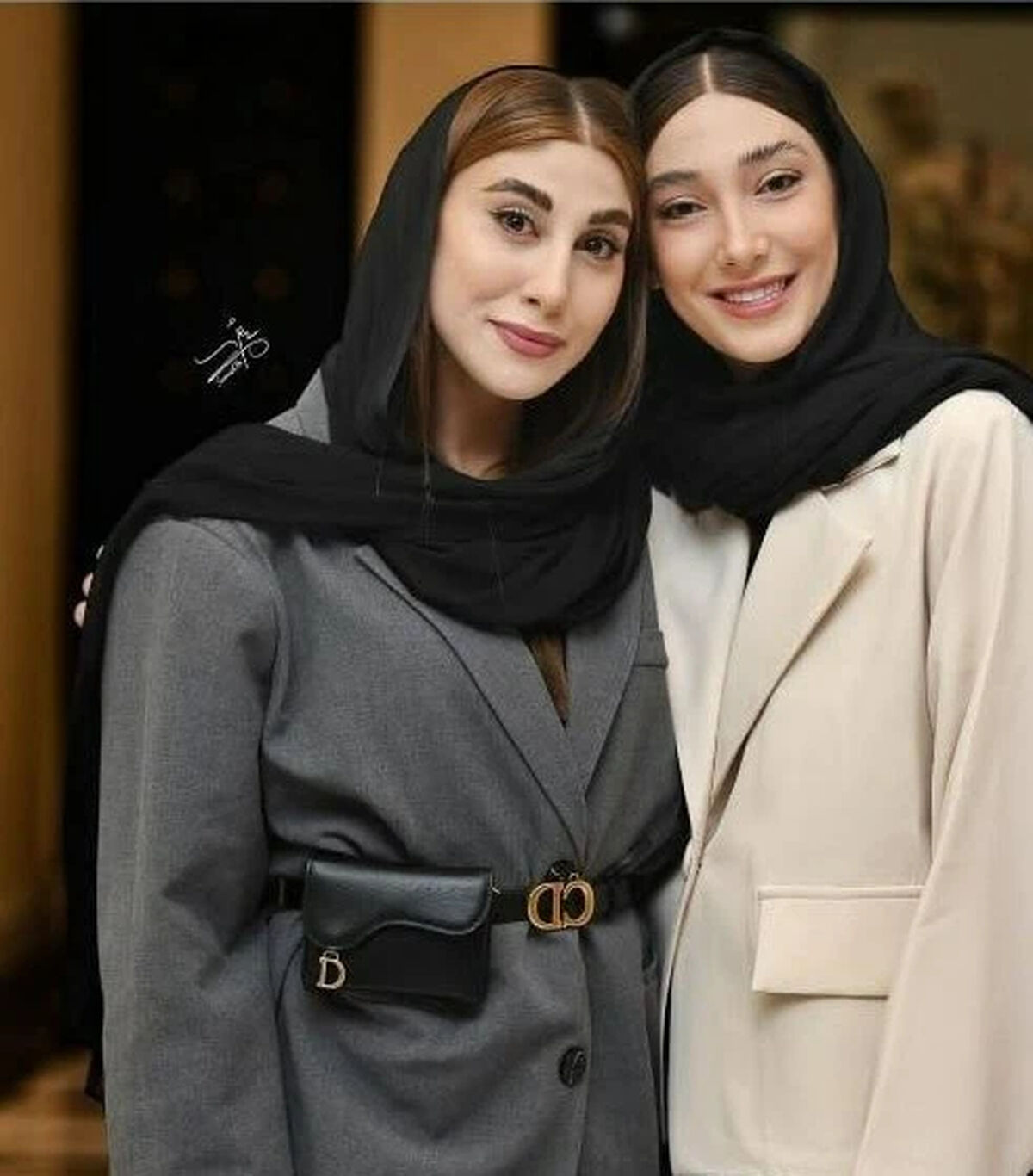 ناهید کیانی و مبینا نعمت زاده در مراسم تجلیل از بانوان قهرمان المپیک