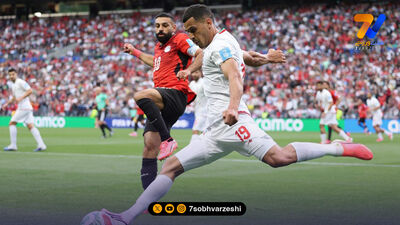 دلداری محمد صلاح به رامین رضاییان بعد از حذف از جام جهانی