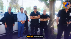 رییس سابق کمیته داوران همسرش را به خاک سپرد